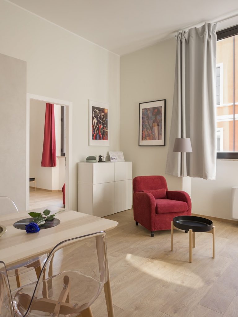 Rénovation séjour appartement Séjour d’appartement rénové, ambiance chaleureuse